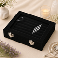 Black Velvet Ring Box
