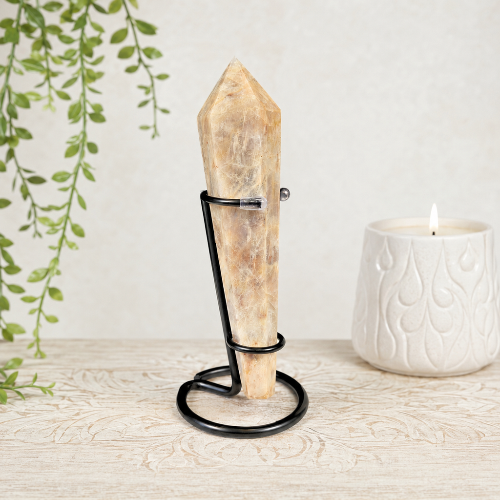 Small Black Metal Wand Stand