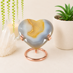 Medium Rose Gold Metal Heart Stand (for 10cm-12cm diam. hearts)