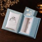 Light Blue Ring Box