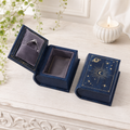 Dark Blue Ring Box
