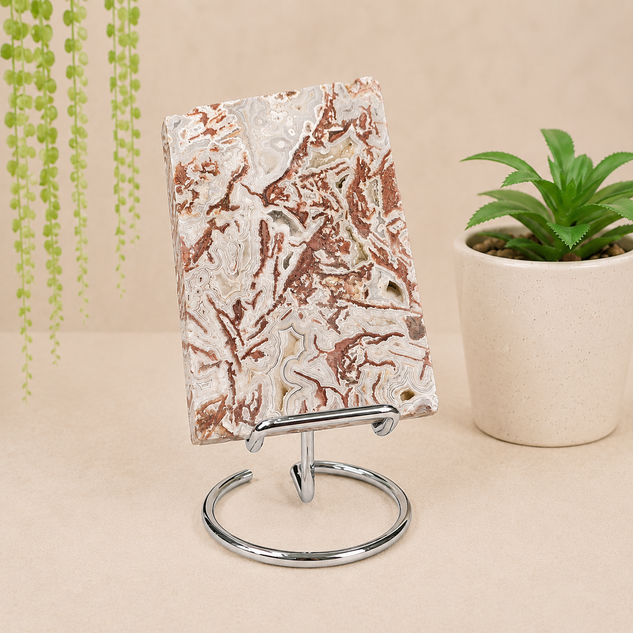 Silver Metal Slice Stand