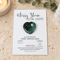 Ocean Jasper Heart Shape Worry Stone (Thumb Stone)