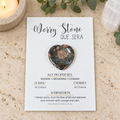 Que Sera Heart Shape Worry Stone (Thumb Stone)