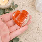 Red Jasper Heart Shape Worry Stone (Thumb Stone)