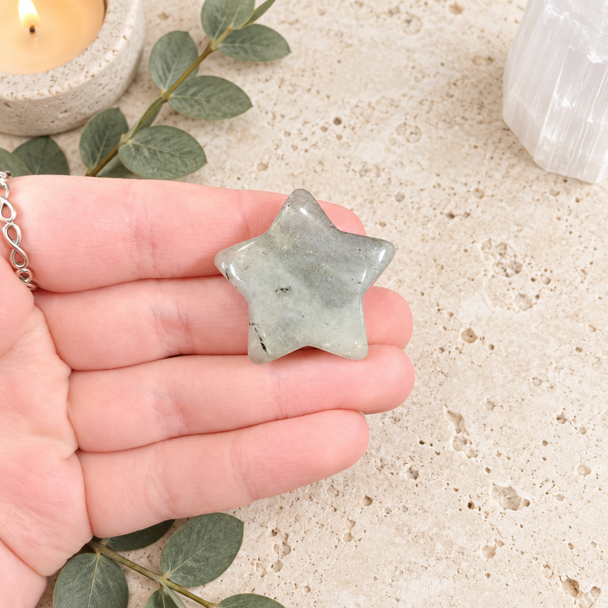 Labradorite 3cm Gemstone Star