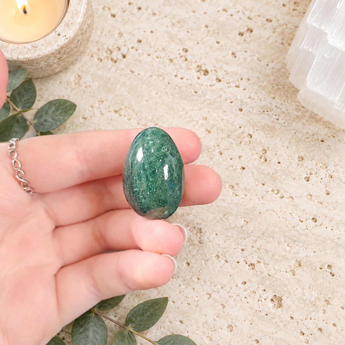 Ocean Jasper 3cm Gemstone Egg