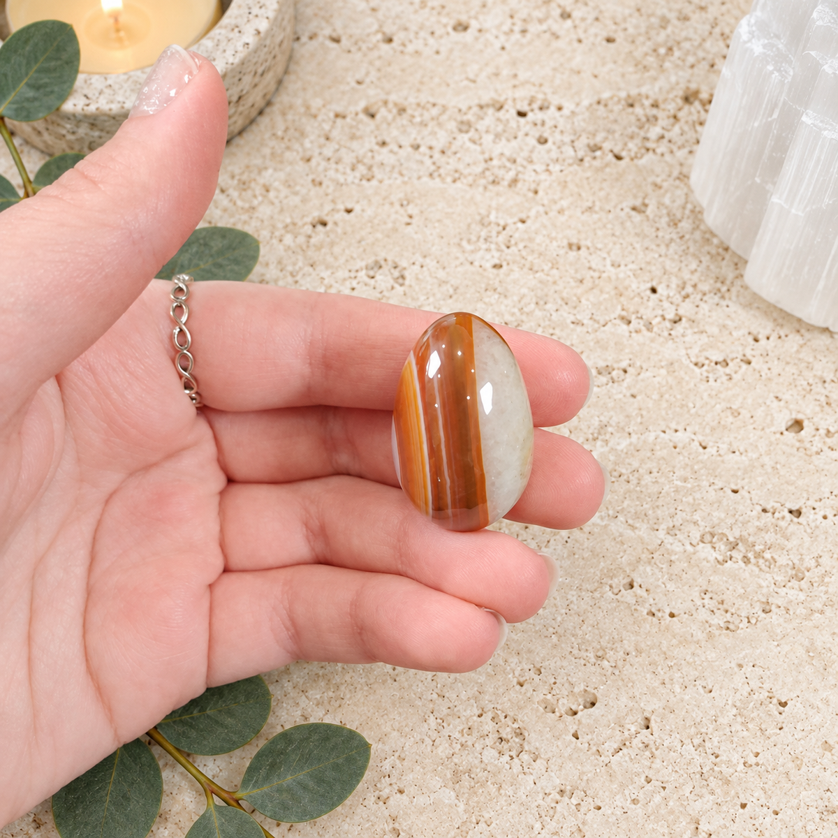 Carnelian 3cm Gemstone Egg