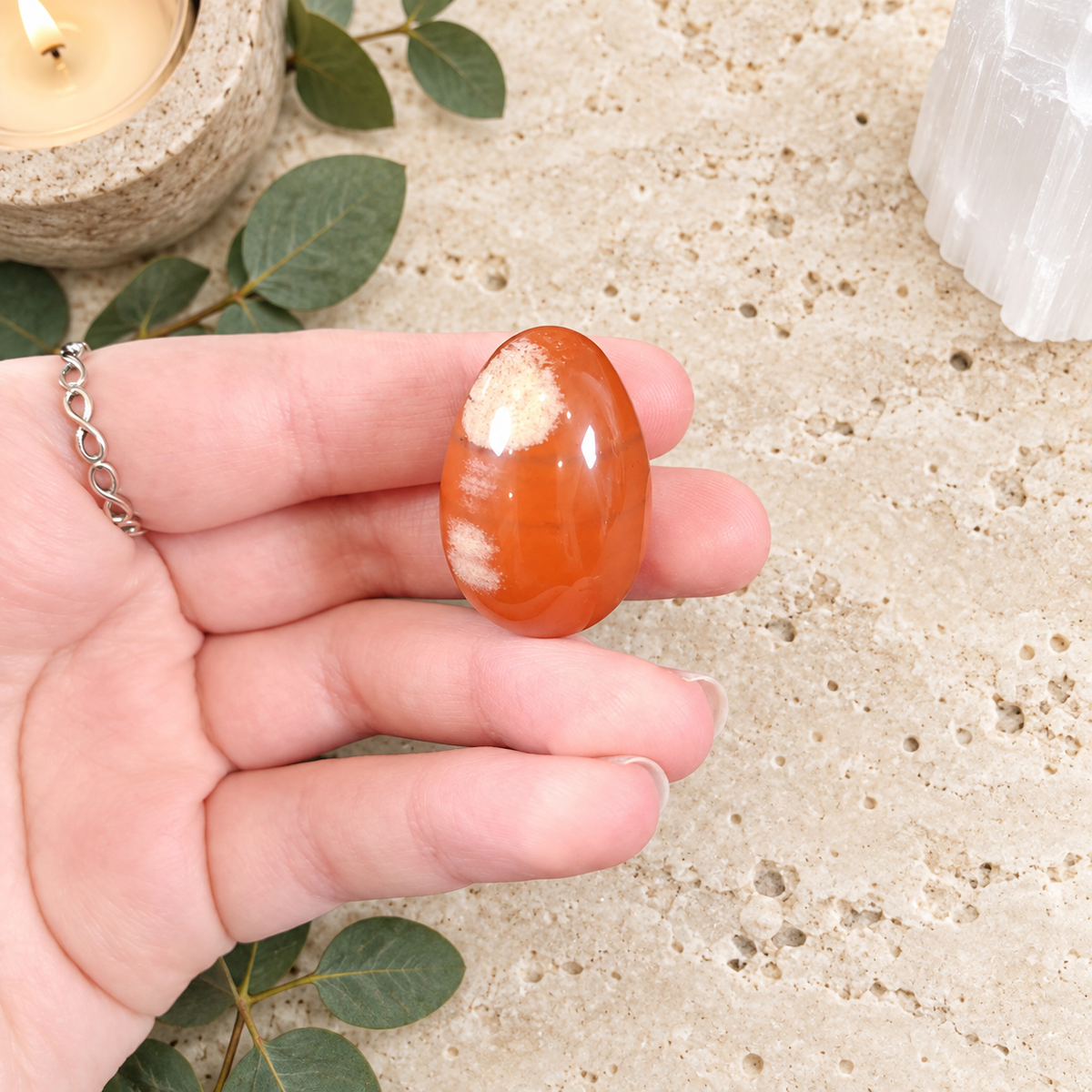 Red Jasper 3cm Gemstone Egg
