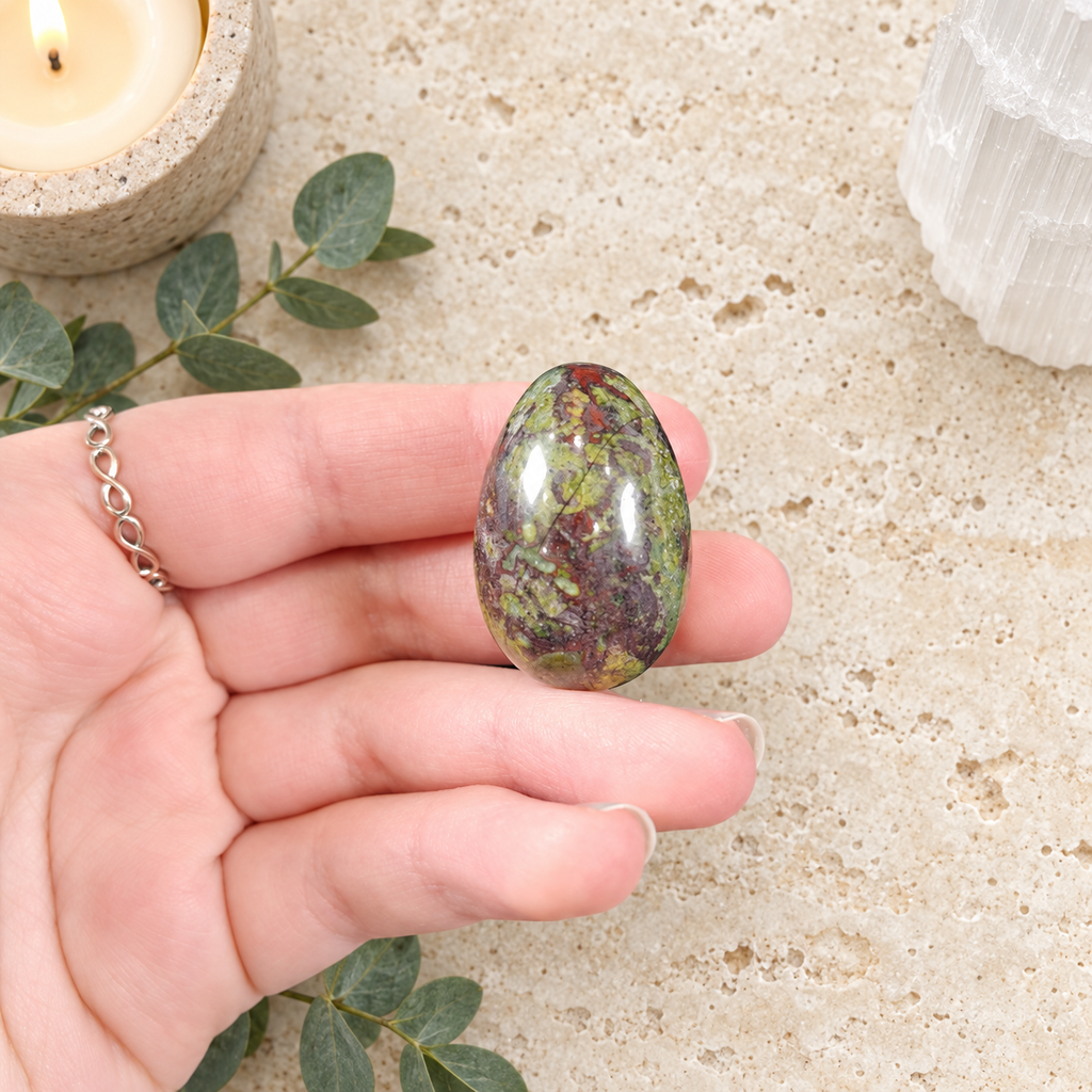 Dragonblood Jasper 3cm Gemstone Egg