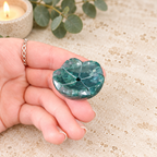 Moss Agate Lotus Incense Holder