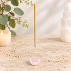 Rose Quartz Lotus Incense Holder