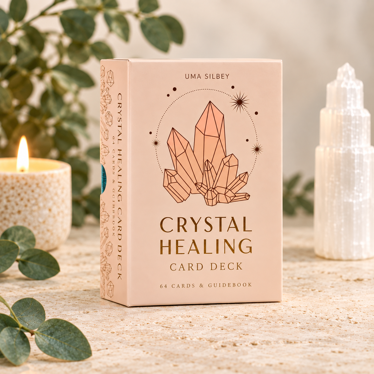 Crystal Healing Card Deck by Uma Silbey