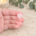 Rose Quartz 1.5cm Gemstone Heart