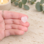 Rose Quartz 1.5cm Gemstone Heart