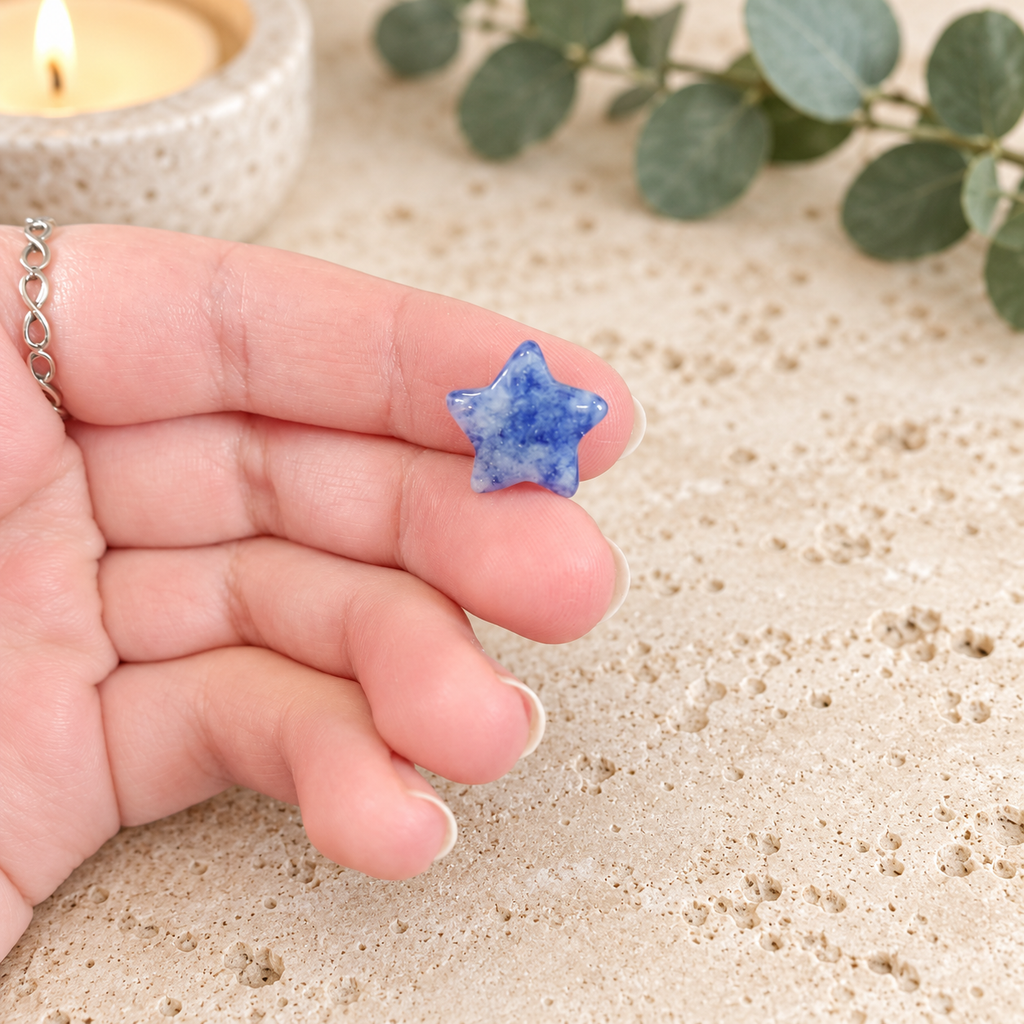 Sodalite 1.5cm Gemstone Star