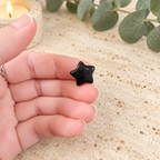 Black Obsidian 1.5cm Gemstone Star