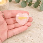 Happiness 3cm Rose Quartz Heart