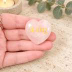 Healing 3cm Rose Quartz Heart