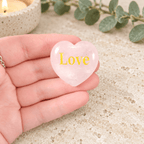 Love 3cm Rose Quartz Heart