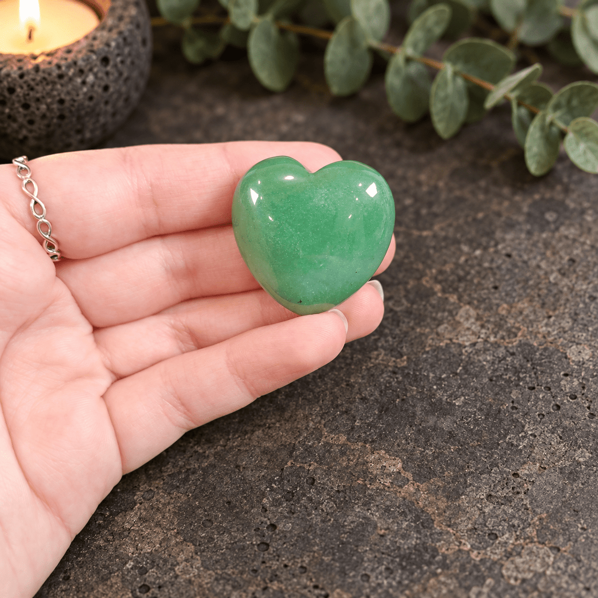 Aventurine 3cm Gemstone Heart
