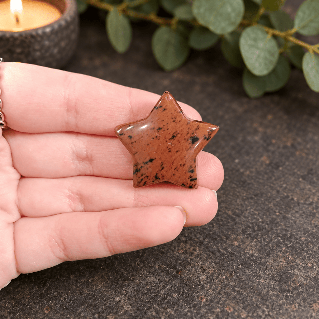 Mahogany Obsidian 3cm Gemstone Star