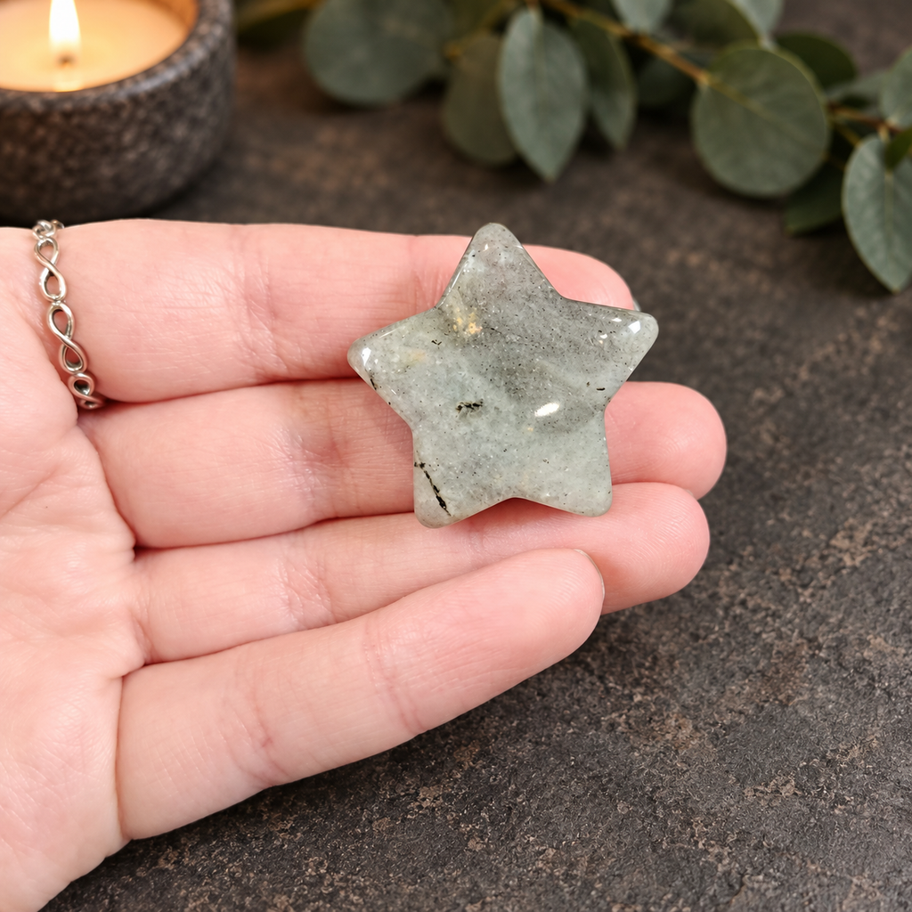 Labradorite 3cm Gemstone Star
