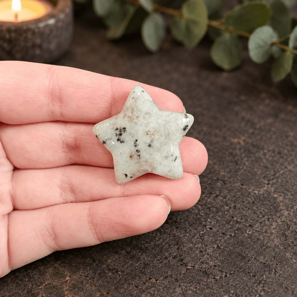Kiwi Jasper 3cm Gemstone Star