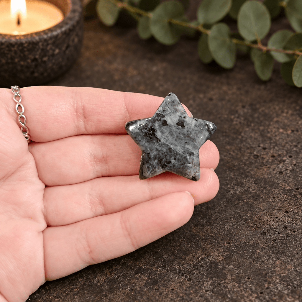 Larvikite 3cm Gemstone Star