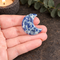 3cm Blue Spot Jasper Gemstone Moon