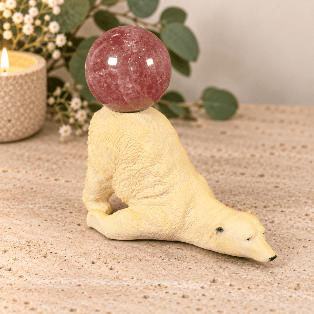 Polar Bear Sphere Stand