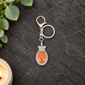 Goldstone Butterfly Keyring