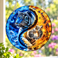 15cm Acrylic Suncatcher - Tiger Ying Yang