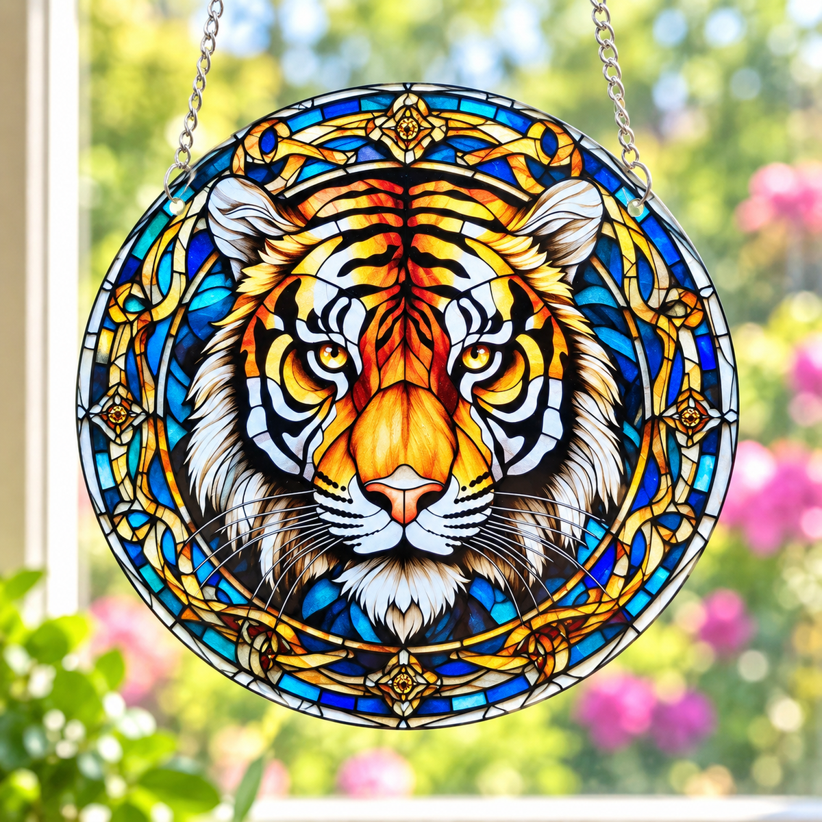 15cm Acrylic Suncatcher - Tiger