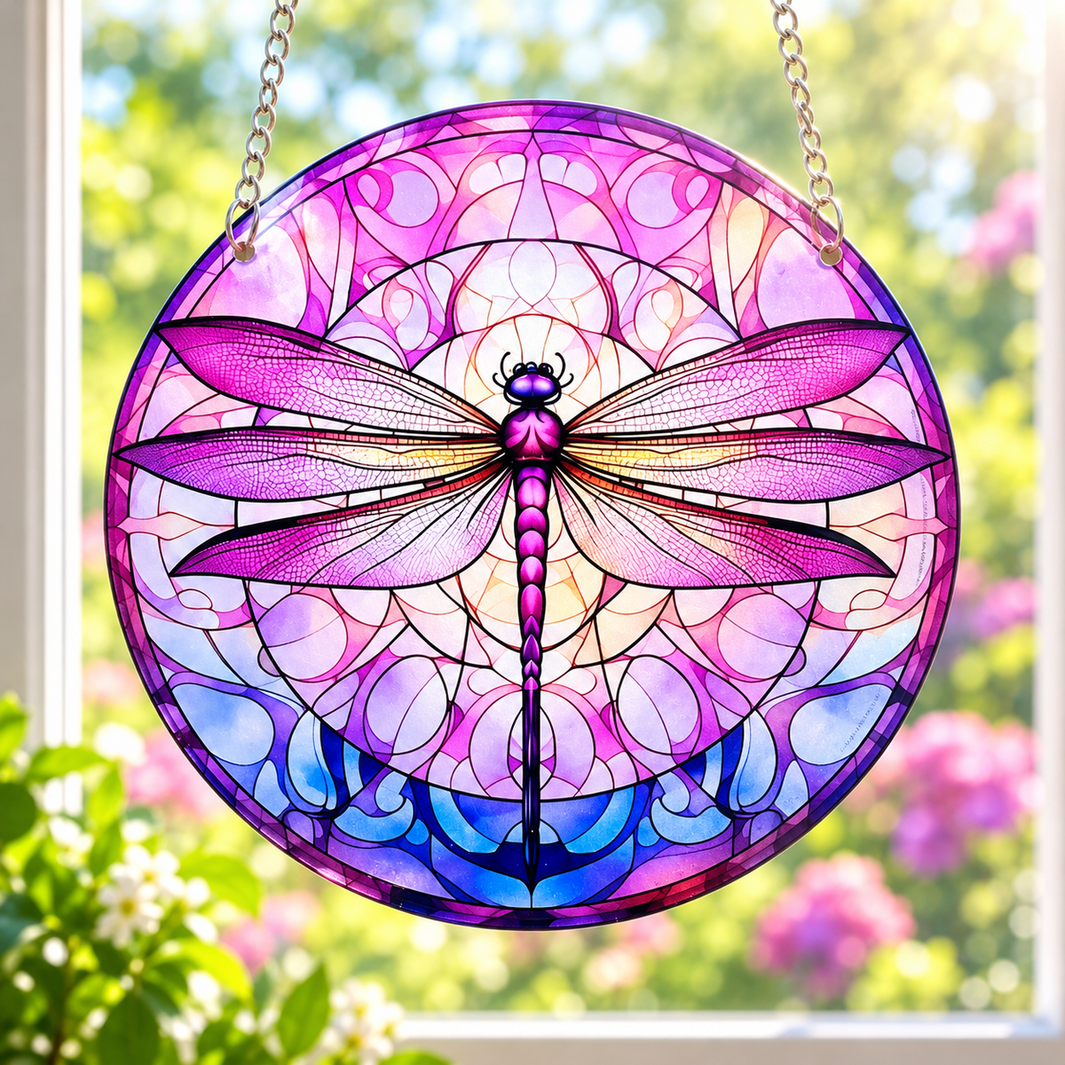 15cm Acrylic Suncatcher - Dragonfly