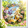 15cm Acrylic Suncatcher - Garden Butterflies