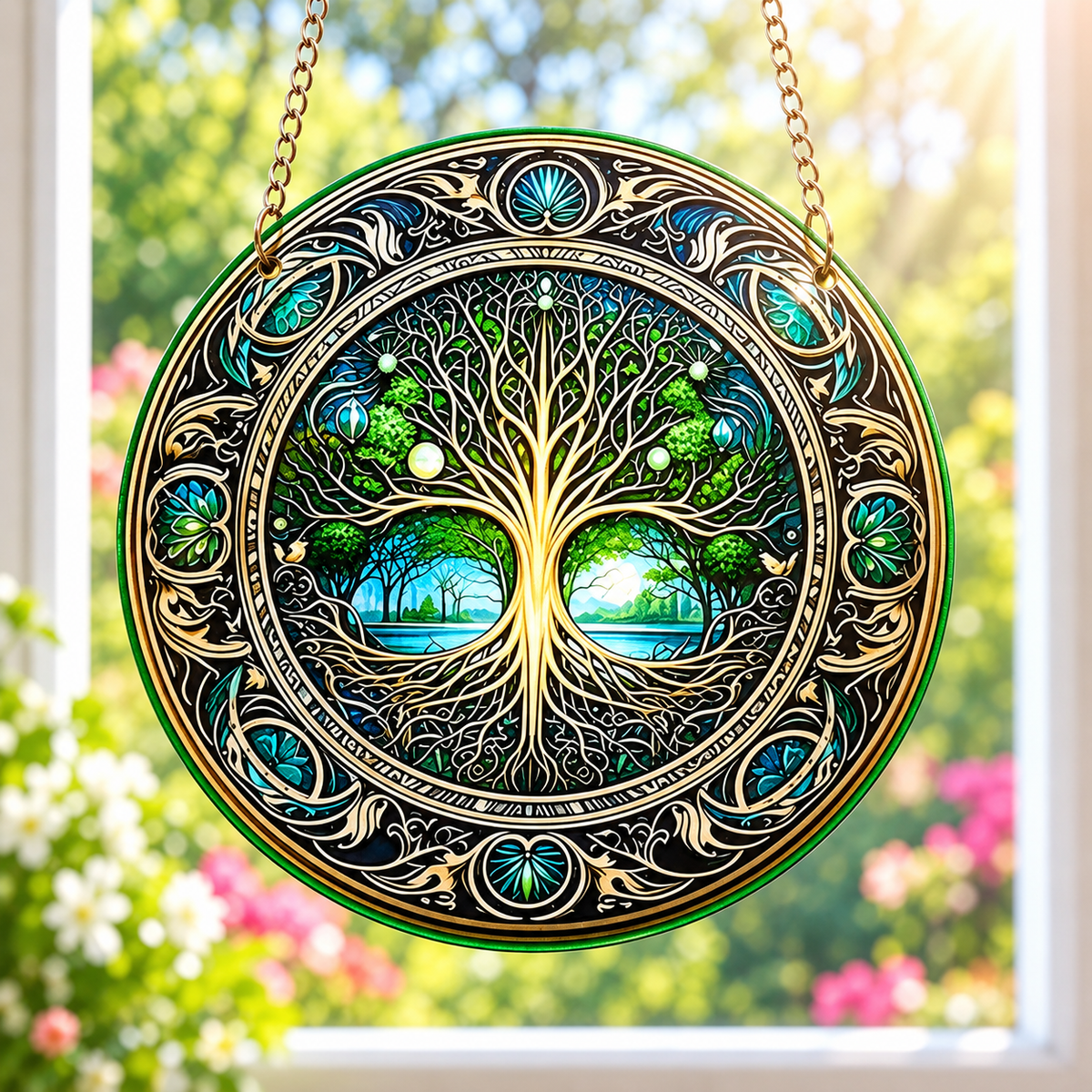 15cm Acrylic Suncatcher - Tree of Life