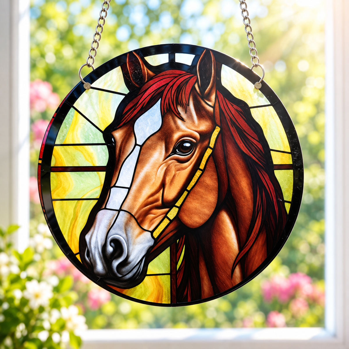 15cm Acrylic Suncatcher - Horse