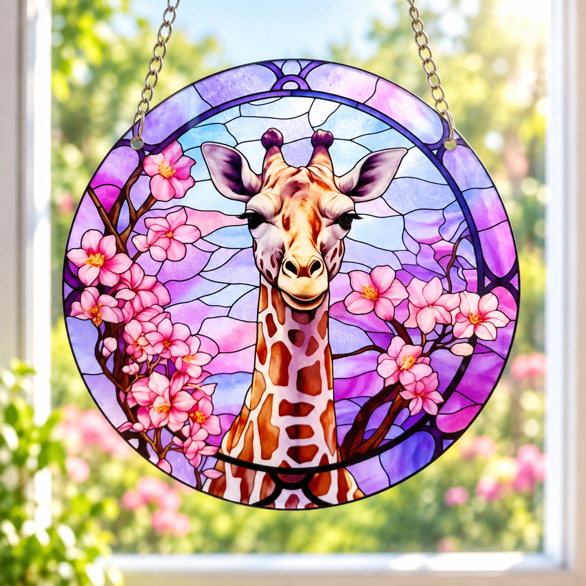 15cm Acrylic Suncatcher - Giraffe