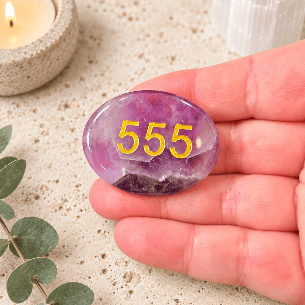 555 Amethyst Angel Number Palm - Big Changes Are Coming