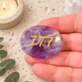777 Amethyst Angel Number Palm - Divine Blessings Are On the Way