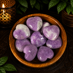 3cm Gemstone Heart - Lepidolite
