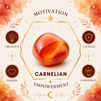 3cm Gemstone Heart - Carnelian