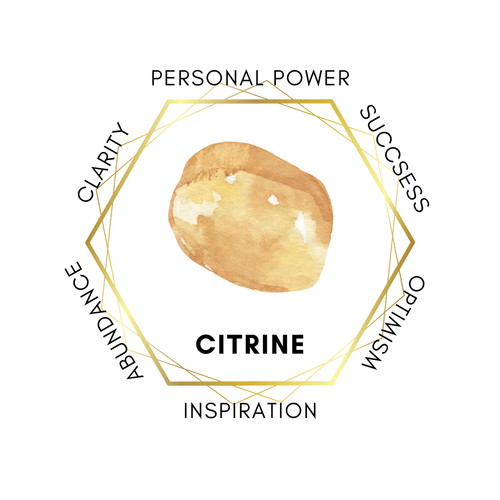 150ml Prosperity - Citrine Gemstone Chips & Orange Harmonia Essential Oil Spray