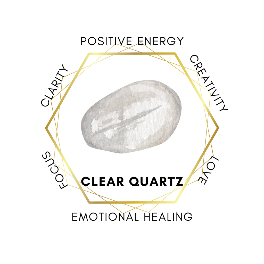 3cm Gemstone Egg - Clear Quartz