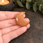 3cm Goldstone Gemstone Moon