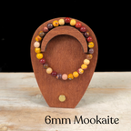 6mm Mookaite Gemstone Bracelet