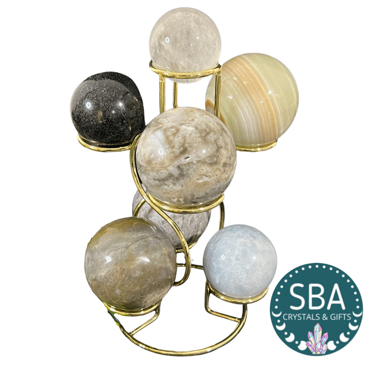 spheres not included
