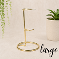 Large Gold Metal Wand Stand