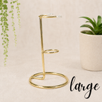 Large Gold Metal Wand Stand